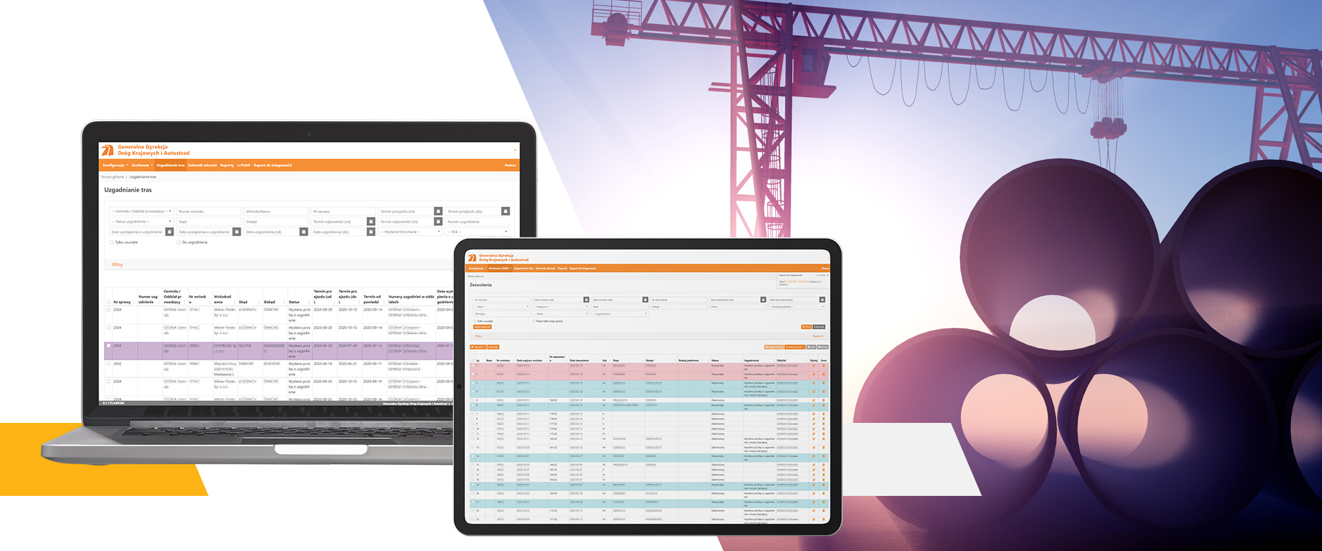 The software supporting GDDKiA with issuing permissions for transit of the off-specification transport