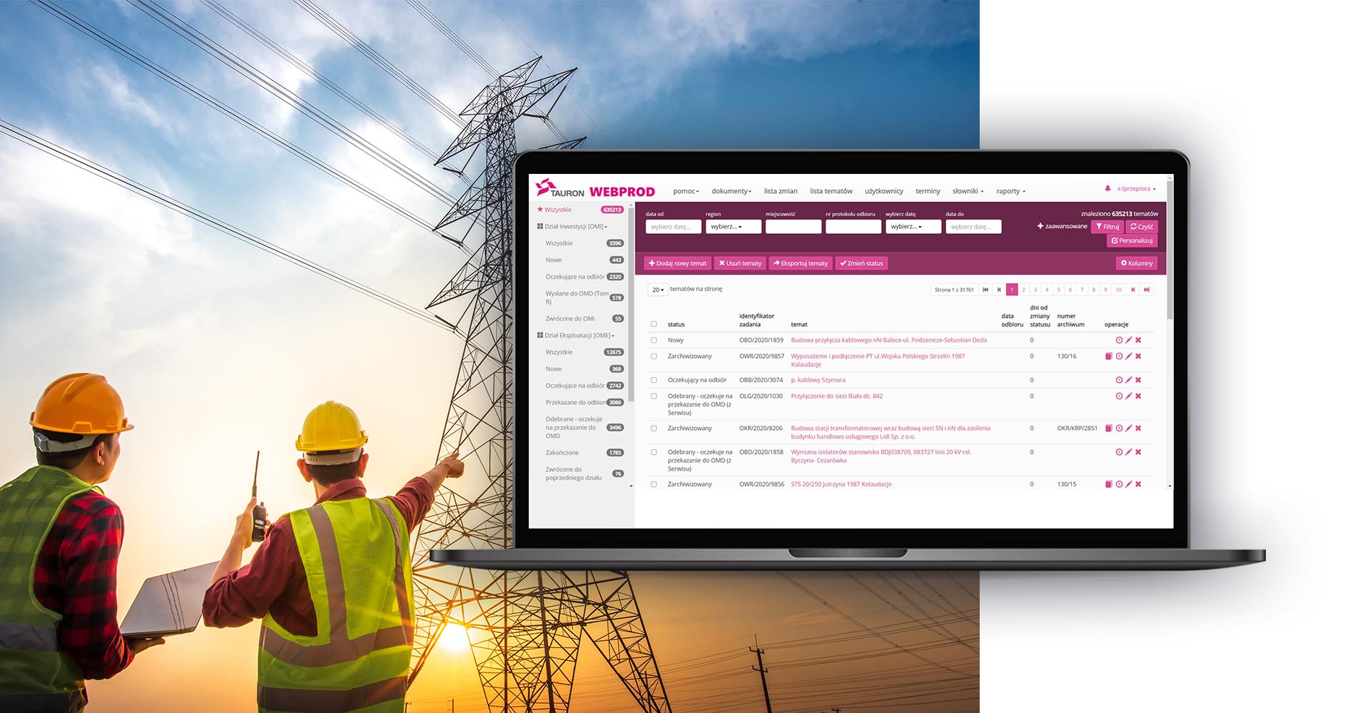 The system to manage the technical documentation flow. 