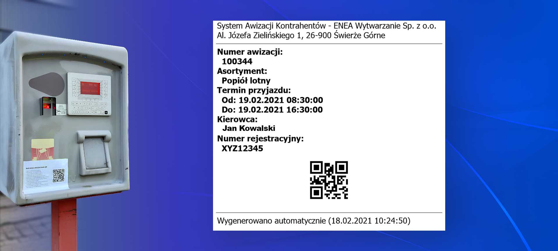 System do automatyzacji procesu awizacji dostaw i obsługi ruchu pojazdów zbudowany w oparciu o everTrack.